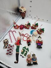 Christmas Ornaments - Santa   figurines (lot of 20) picture