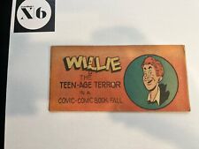 1950 WILLIE THE TEEN-AGE TERROR MINI COMIC BOOK/ WISCO COMICS PROMO picture