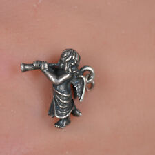 Retired James Avery Gabriel and His trumpet Angel charm in sterling picture