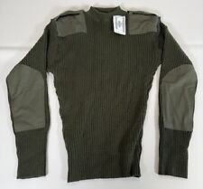 New USMC Woolly Pully Wool Military Service Sweater OD Green Size 44 picture