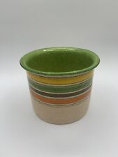 Vintage ROSENTHAL NETTER Italy Mid Century Modern Lime Green Planter picture