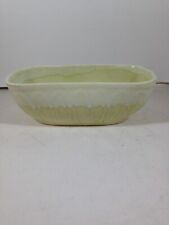 Vintage Cookson Pottery Yellow Drip Glaze Pottery Planter A6 picture