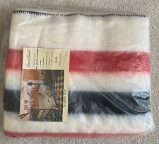 Vintage Beacon Blanket Yukon Bay Striped 72” X 90” Sealed In Bag picture