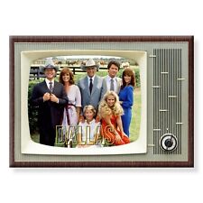 DALLAS Classic TV 3.5 inches x 2.5 inches Steel Cased FRIDGE MAGNET Retro picture