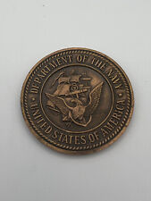 Vintage USN - Department of the Navy - Chief Petty Officer Challenge Coin 1-1/2