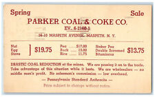 1951 Parker Coal & Coke Co. Maspeth Avenue Maspeth New York NY Postal Card picture