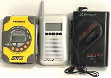 3 Vtg Electronic: Panasonic RQCW10 Shock Wave, Eton FR100 Radio, Emerson AC 2105 picture