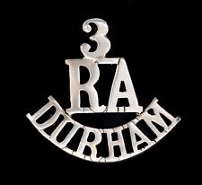 3.R.A Durham Shoulder Title White Metal picture