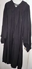 Vintage Cotrell and Leonard Black NY 52” Long Graduation Gown XXL PRICE REDUCED picture