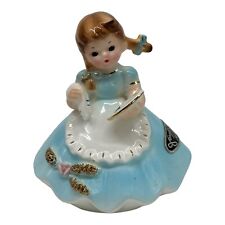 Vintage Josef Originals Little Housekeeper Series~Blue Dress~Drying a Dish~3” T picture