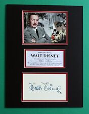 WALT DISNEY AUTOGRAPH artistic display Minnie & Mickey Mouse picture