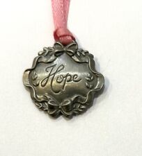 Longaberger Basket Pewter Horizon of Hope Charm 2001 American Cancer Society picture