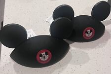 2 Walt Disney World Mickey Mouse Black Felt Hat Ears - 2 Hats picture