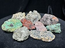 Colorado Mixed Flat, Minerals Copper Gold Rose Quartz Corundum Silver Minerals picture