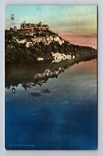 Lake Minnewaska NY-New York, Ulster County, Cliff House, Vintage c1951 Postcard picture