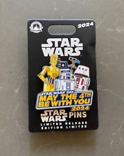 2024 DISNEY PARKS STAR WARS R2-D2 C-3PO & DROIDS MAY THE 4TH BE WITH YOU PIN LR picture