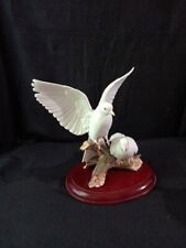 White Doves Masterpiece Porcelain by Mizuno-Homco 1985 Signed picture