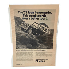 Vintage 1972 Jeep Commando Good Sport is A Better Ad Advertisement picture