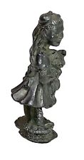 Wanda Scruby Signed Pewter Metal Figurine Dorothy And Toto Wizard Of Oz picture