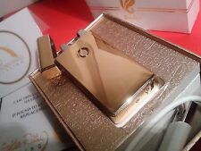 24ct Gold Plated Rechargeable USB Windproof Lighter Electric Arc Plasma Torch picture
