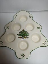 SPODE XMAS TREE TEALIGHT HOLDER picture