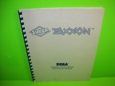 SEGA SUPER ZAXXON VIDEO ARCADE GAME SERVICE PRELIMINARY MANUAL picture