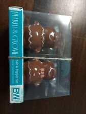Hearth And Gnome Gingerbread Man Salt And Pepper Shakers picture