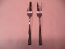 Set Of 2 Cambridge Logan Stainless Flatware Salad Forks 7 3/8 GB4 picture