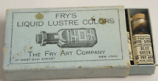 Vintage Fry's Liquid Lustre Colors 6 pack The Fry Art Company New York w/box picture