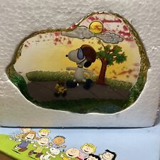 Snoopy & Woodstock Rollerblading Westland Giftware Peanuts Collection #8384 picture