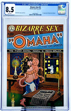 Bizarre Sex #9 1ST PRINT CGC 8.5 WP 1981 1st Omaha Cat Dancer KEY JUST GRADED picture