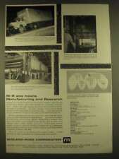 1963 Midland-Ross Corporation Ad - M-R also means manufacturing and research picture