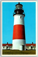 Postcard Sankaty Light Nantucket Island MA Unposted picture