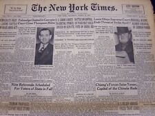 1947 MARCH 20 NEW YORK TIMES - LEWIS OBEYS SUPREME COURT ENDS THREAT - NT 91 picture
