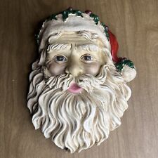Midwest Importers of Cannon Falls Santa Claus Face Head Wall Hanging Christmas picture