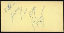 Ben Gazzara d2012 signed autograph auto 3x5 Cut Actor in Cat on a Hot Tin Roof picture