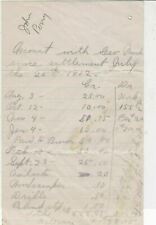 U.S. John Perry with Geo. Marsh Since Settlement July 1912 Receipt Ref 40177 picture