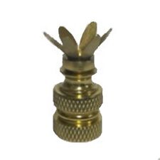LOT OF 10...SOLID BRASS 6-PRONG DIY LAMP SHADE FINIAL BASES TV-1376 picture