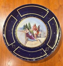 Huge Old Royal Vienna Porcelain Cabinet Plate Transfer Hand Painted Gold Beehive picture