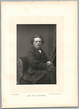 W. & D. Downey, London, Mr. Anton Rubinstein Vintage Print Charcoal Print picture