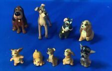Vintage Hagen Reneker Lady and The Tramp Lot Of 9  miniature ceramics picture