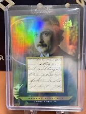 Pieces Of The Past 2024 Albert Einstein Jumbo Written Relic 🔥🧪🟰➗ picture