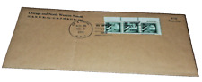 1954 C&NW CHICAGO & NORTH WESTERN 90th ANNIVERSARY RAILWAY POST OFFICE ENVELOPE picture