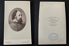 Mayall, London, Tennysson Vintage Albumen Print CDV. Alfred Tennyson, 1st Baro picture