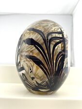 James Clarke Art Glass Vase—Signed Dated 1980 6” Tall Heavy picture