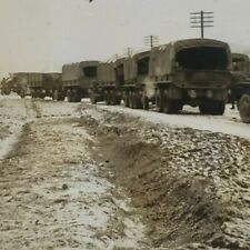 Inchon Incheon South Korea Truck Transports Caravan Korean War 1950s Photo C55 picture