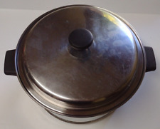 LIFETIME VINTAGE 6 QT STAINLESS STEEL T304 STOCK POT & LID USA picture