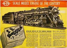 Vtg Print Ad 1942 Lionel O72 Model Railroad Engine 5344 Retro Train Room Decor picture