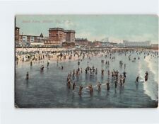 Postcard Beach Scene Atlantic City New Jersey USA picture