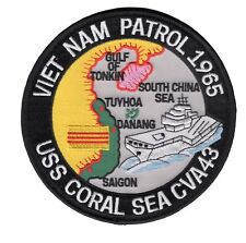 CVA-43 USS Coral Sea Patch  Viet Nam Patrol 1965 picture